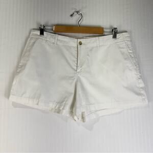 Polo Ralph Lauren Classic White Shorts Women's Size 10 Preppy Coastal Nautical